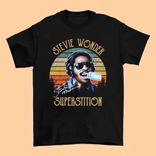 Superstition Stevie Wonder Awesome Shirt Cotton Men S-5XL Shirt
