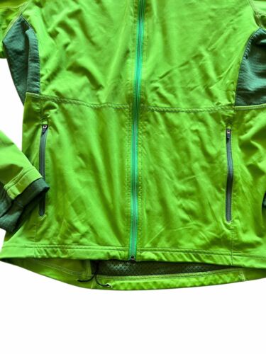 Vintage Green Patagonia Grid Fleece Polartec Softshell Light Jacket Mens Medium - Picture 4 of 8