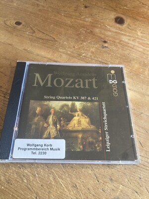 Leipziger Streichquartett / Mozart: String Quartets KV 387 & 421 - Cd- 07979