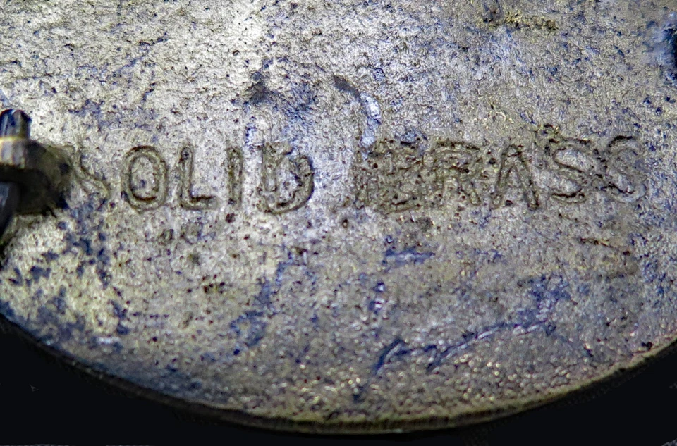 Fivela de cinto vintage lã dourada ordem águia imperial alemã Braços - Imagem 3 de 4