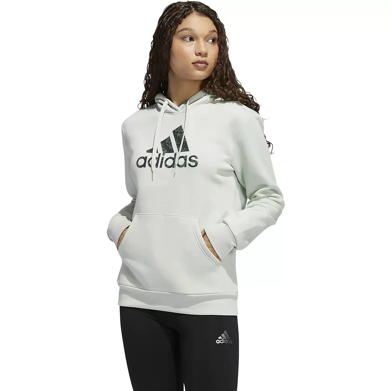Adidas Pullover Hoodie Women’s Medium Linen Green Badge of Sport Leopard New
Opens in a new window o