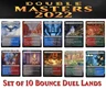Bounce Duel Lands x10 ** BORDERLESS ** Double Masters 2022 -Commander MTG