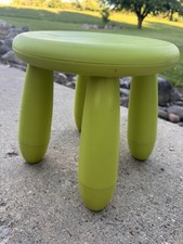 Taburete/Silla para Niños IKEA MAMMUT Verde Usado en Excelente Estado