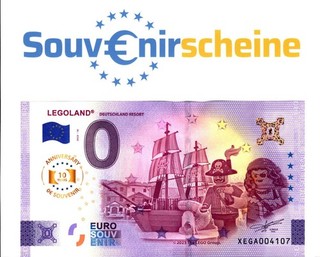 ANNIVERSARY 0 Euro Schein XEGA 2025 16 LEGOLAND DEUTSCHLAND RESORT