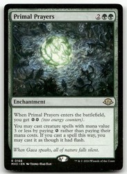 Primal Prayers 166/719 Modern Horizons 3 Rare Enchantment MTG