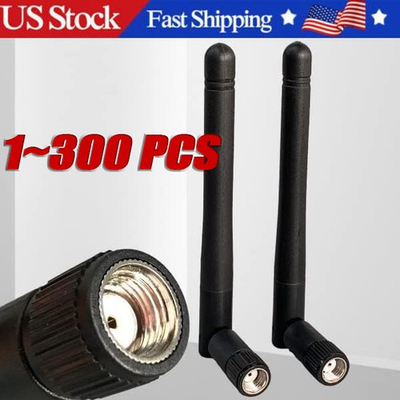#ad 300 x RP SMA Antenna for WiFi 2.4GHz 5Ghz Wireless Router or Card Female Pin LOT $156.90