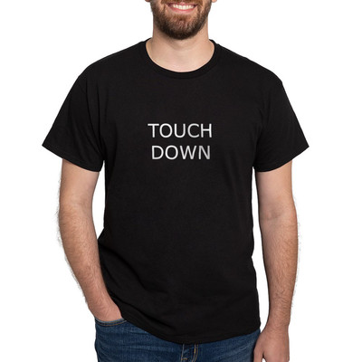 CafePress Touch Down T Shirt 100% Cotton T-Shirt (321156629)