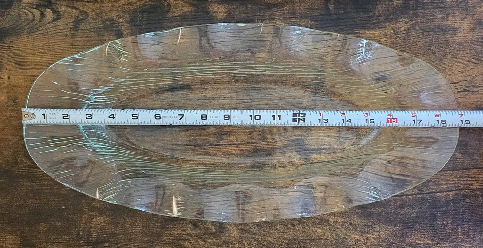 Acrylic Sashimi Ice Tray Transparent Sushi Fruit Plate Seafood Platter Tray 19" - Image 4 of 4