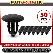 50x Nylon Trim Panel & Trunk Linining Clips Retainer for BMW E32 E34 E36 E39 F45