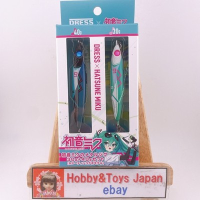 Hatsune Miku x DRESS Metal Jig 30g + 40g Set R Sardine Model Lure fishing