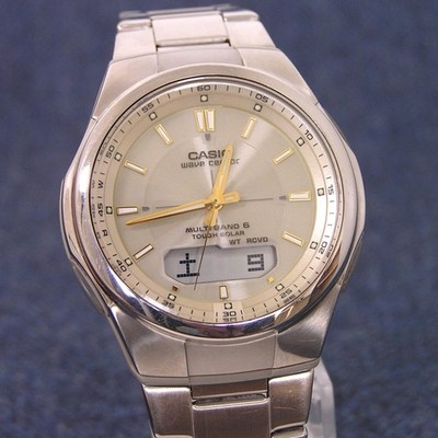 [Japan Exclusive!] CASIO WAVE CEPTOR WVA-M600 Retro Tough Solar Watch Steel