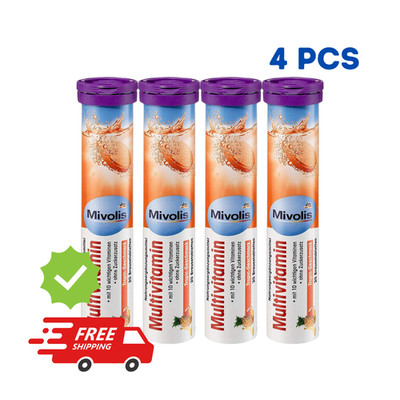 4x Mivolis Multivitamin effervescent Tablets - Dietary Supplements