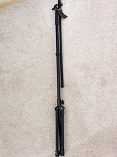 Musician's Gear Tripod Microphone Stand Black Metal Height-Adjustable Foldable