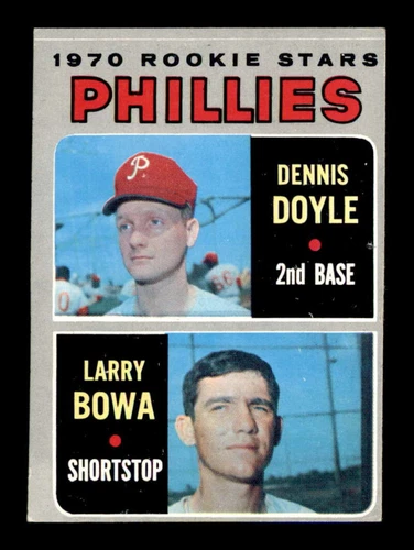 1970 Topps #539 Denny Doyle/Larry Bowa Phillies Rookies VGEX X3315962