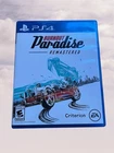 Burnout Paradise Remastered (Sony PlayStation PS4, 2018) CIB Complete Tested