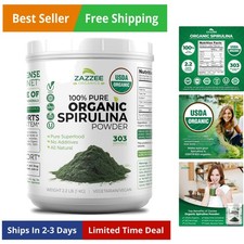 USDA Organic Spirulina Powder, 2.2 Pounds 1 KG, 303 Servings, Certified Koshe...
