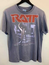 Vintage 1985 RATT Invasion Of Your Privacy Tour Shirt Charcoal Color S-5XL