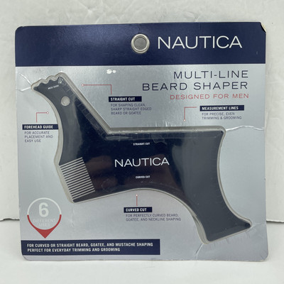 Men's Nautica- 6 in 1 Comb Multi-liner Beard Shaper 