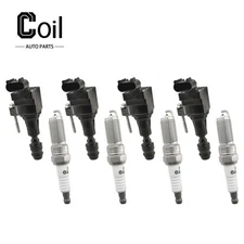 4pcs Ignition Coil and Spark Plug For Terrain GMC L4 2.4L 2010-2017 12638824