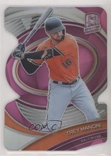 2021 Panini Spectra Neon Pink Prizm Die-Cut 17/35 Trey Mancini #20 y0i
