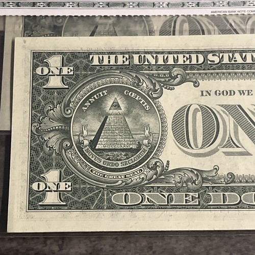 1969 $1 FRN NY CU STAR Fr 1903-B* CGA 64 STARS Choice UNC FIVE Consecutive Notes - Picture 8 of 10