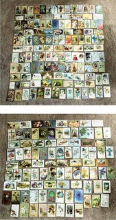 230 Vintage Easter Postcards Holiday Rabbits Angels Children Embossed Early 1900