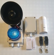 Intruder Alarm For Garage, Shed, Outbuilding, Wireless Alarm, Remote Controlled