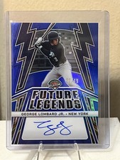 2025 Panini Prospect Edition Baseball Auto Blue Prizm /49 George Lombard Jr