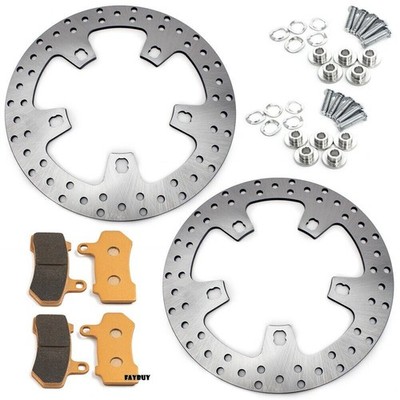 Vorne Bremsscheiben Schrauben Bremsbeläge für Harley Road Glide FLTRX FLHX 09-23