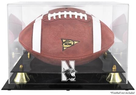 Espositore calcio classico dorato Northwestern Wildcats - Foto 1 di 1