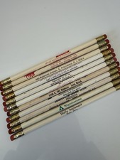 Vintage Double Eraser Advertising Pencils