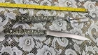 ANTIQUE KIRK STERLING SILVER REPOUSSE HANDLED CARVING KNIFE & FORK SET