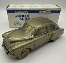 Banthrico 1950 Chevrolet Fleetline Fastback Car Bank Die Cast With Box Banthrico 1950 Chevrolet Fleetline Fastback Car Bank Die Cast With Box