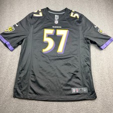 Nike Baltimore Ravens C.J. Mosley 57 NFL Jersey Black Men's Size XL