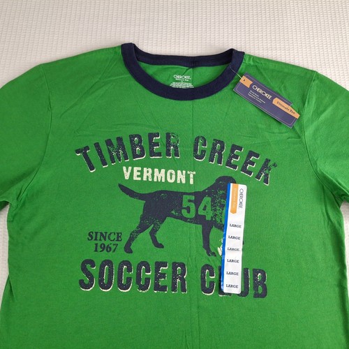 New CHEROKEE Youth Boy's Size L Large Ultimate Tee 100% Cotton Short Sleeve - Picture 7 of 21
