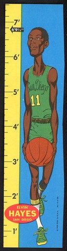 Elvin Hayes #4 1969 Topps Rulers card