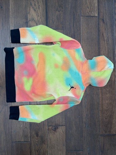 Youth Medium 10/12 Nike Jordan Flight MJ MVP Pullover Hoodie Spellout Jumpman - Picture 5 of 7