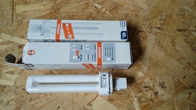 2 Stück Osram Dulux D G24d-2 18W 840 1200lm Lumilux Cool White Leuchtstofflampe