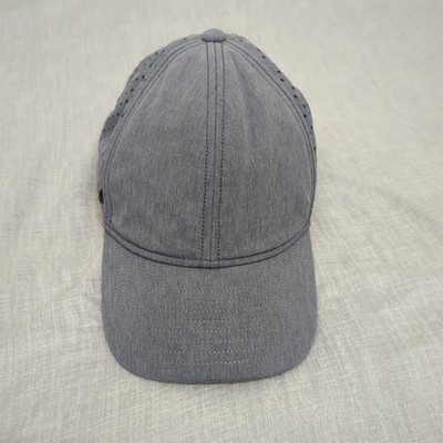 Melin A-Game Hydro Performance Snapback Hat Cap Gray Blue 58CM 