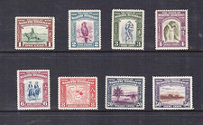 North Borneo: 1939 Pictorial Definitive Part set, to 50c, MNH / Mint