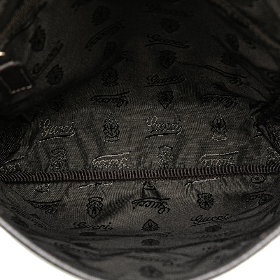 Authenticated Gucci Guccissima Crossbody Brown Dark Calf Leather Bag - Изображение 4 из 4