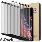 Clear For Samsung Galaxy Note9 Case Friendly Tempered Glass Screen Protector