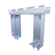 NavePoint Electro Zinc Plated 8" Wide Cabinet and Floor Stand