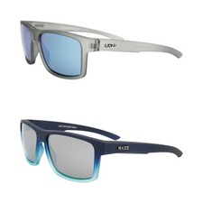 Raze Eyewear Offshore Sports Polarized Sunglasses Blue/Smoke Mirrored Lens 2Pack