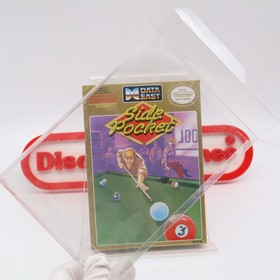 NES Nintendo Game SIDE POCKET POOL - NUOVO e sigillato in fabbrica con autentica cucitura ad H!