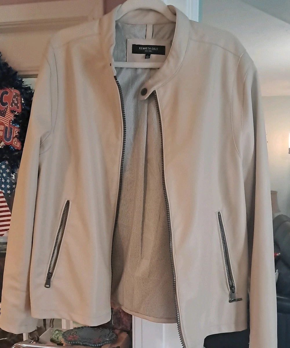 kenneth cole reaction leather jacket products for sale | eBay
