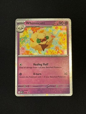 Pokemon Whimsicott (Cosmos Holo) 019 Me: Mega Evolution Black Star Promo