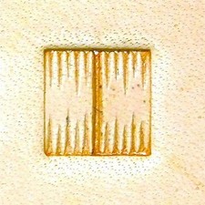 Craft Sha Leathercraft Tool Basket Weave Leatherworking Stamp 9mm x 10mm X507