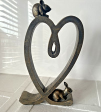 Rabbit And Mouse Heart Ornament Easter Decoration 