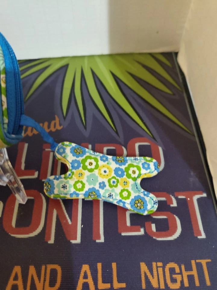 Vera Bradley English Meadow Small Earbuds Case Floral Pattern 4×3×1 - Image 3 of 4